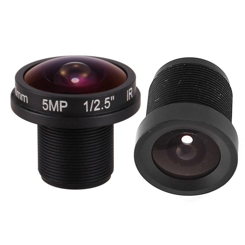 Rise-2 Pcs Lens: 1 Pcs M12 Schroefdraad 3.6Mm Brandpuntsafstand F2.0 Ir Lens Voor Cctv Ccd Camera &amp; 1 Pcs Hd lens 5MP 1.8Mm 1/2.5 F2.0