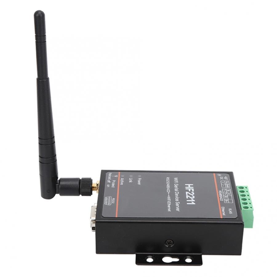 Servidor Serial RS232/485/422 A WIFI y Amp, herramienta multímetro Digital con comunicación de red Ethernet DTU, 5-36VDC,