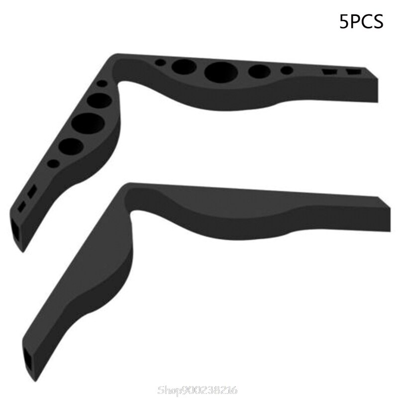 5 pièces sans buée accessoire pont de nez pour masques empêcher les lunettes de buée S22 20 directe: Black