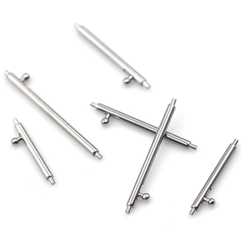 10pcs Stainless Steel Quick Watch Release Band Single Switch Spring Bars Strap Link Pin 16mm 18mm 20mm 22mm 24mm