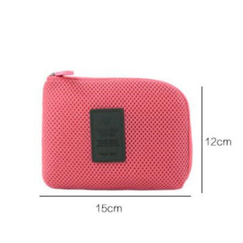 Borsa per accessori da viaggio borsa per Gadget portatile USB digitale organizzatore elettronico custodia per cellulare da viaggio supporto per caricabatterie Mobile