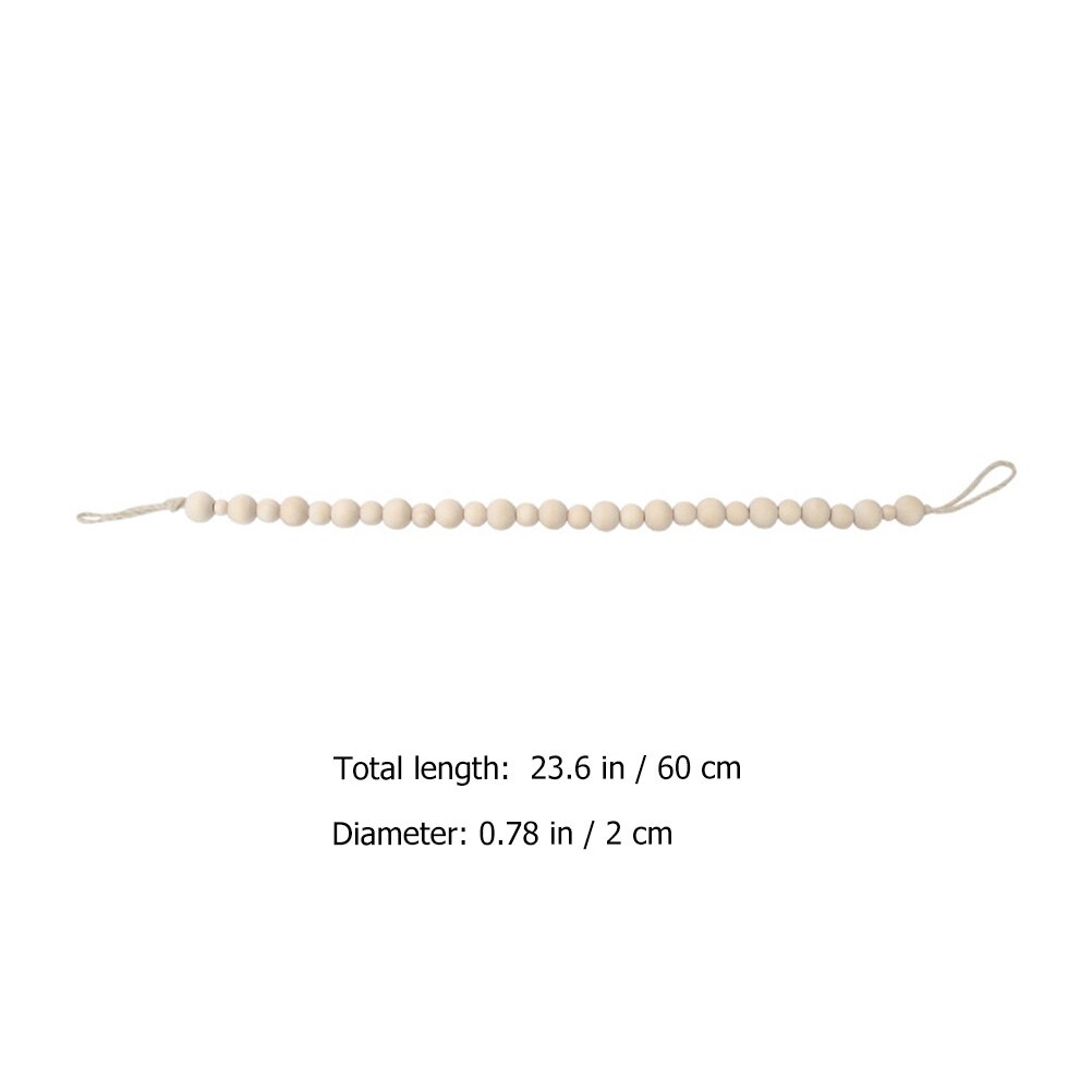 1 String Holz Perle Vorhang Raffhalter Holz Vorhang Halter Vorhang Krawatten
