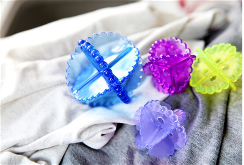2Pcs/lot Washing Machine Ball Wash Laundry Dryer Fabric Soften Helper Cleaner Magic Laundry Ball
