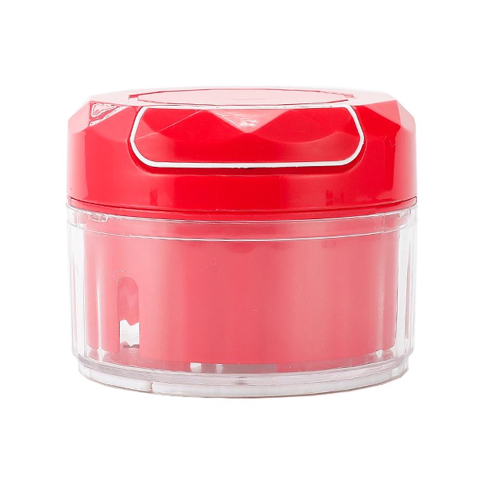 Mini pomme de terre carotte ail Cutter robot culinaire broyeur manuel hachoir à viande manuel fruits légumes hachoir trancheuse cuisine outil: Type A Red