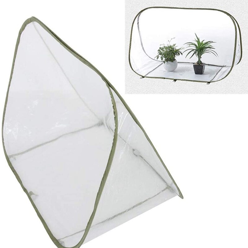 Isolation thermique pliable Mini serre à effet de serre couverture d'isolation transparente transmettant la lumière abri de fleurs