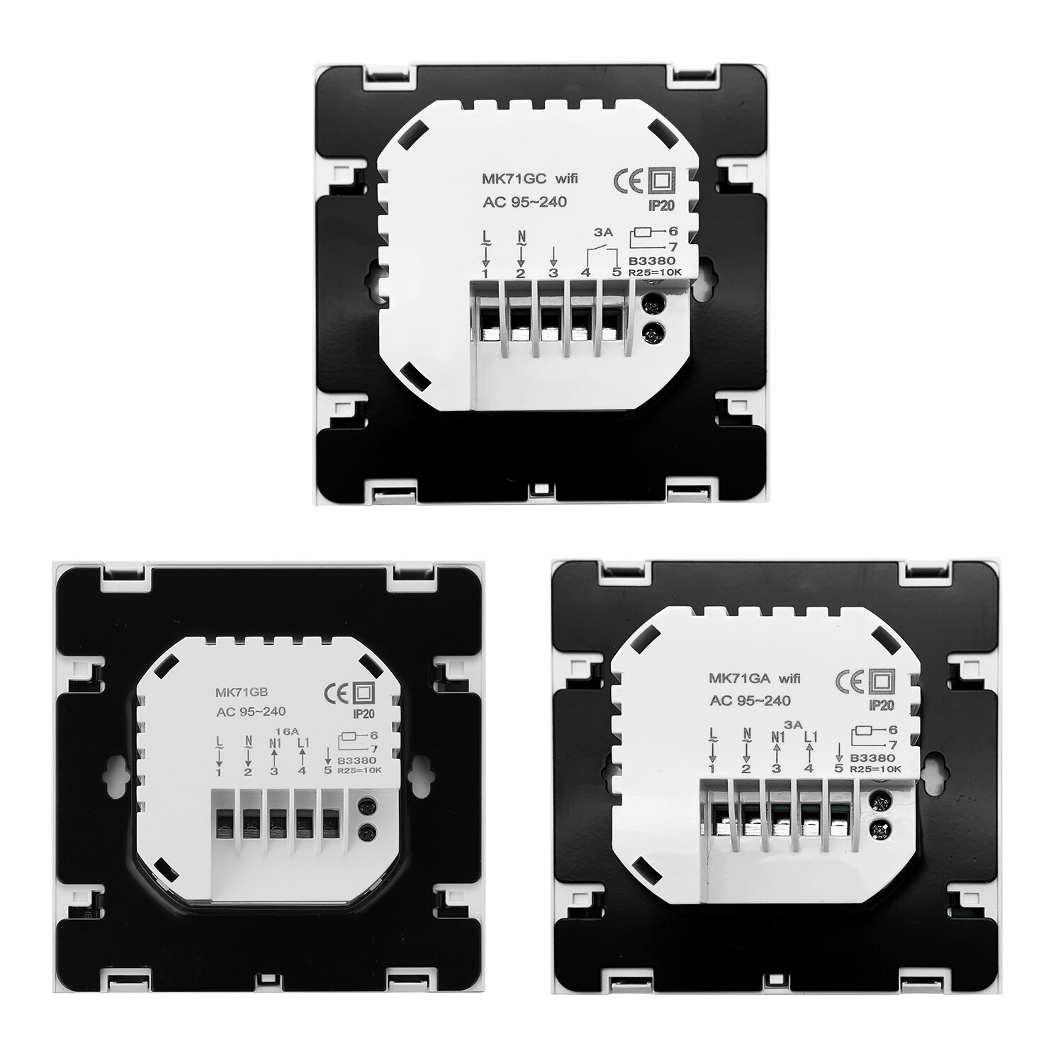 WiFi Smart Thermostat Temperature Controller Intelligent LCD Programmable Inddor Thermostat Room Temperature Controller WiFi