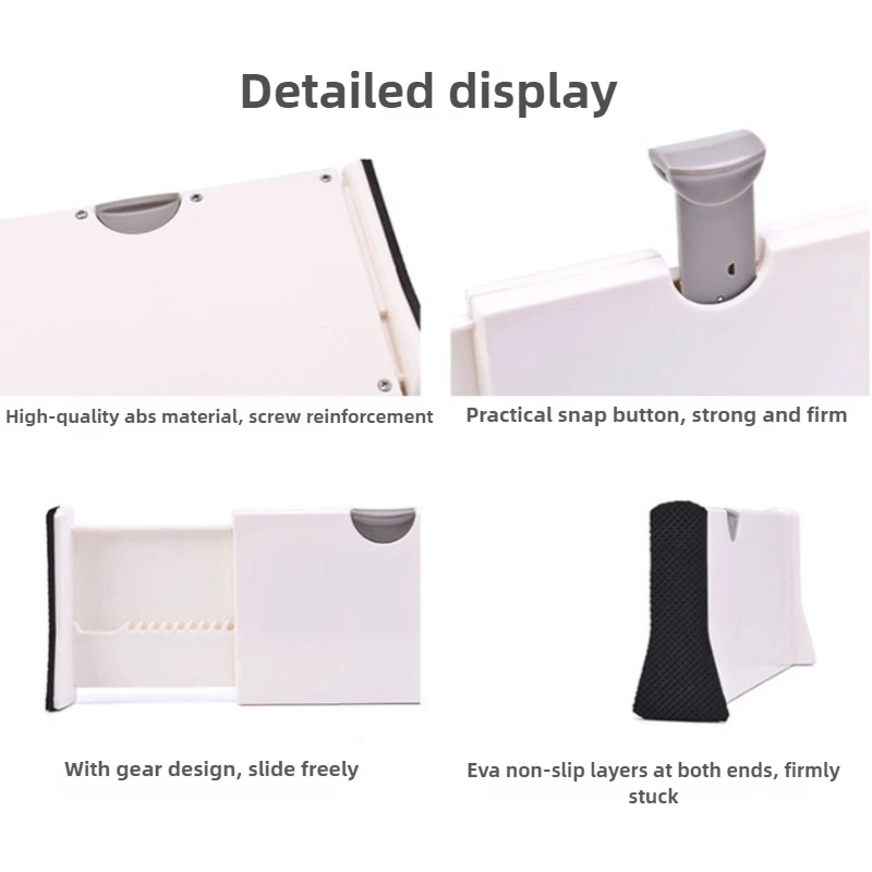 Adjustable Storage Drawers Divider Retractable Plastic Drawer Partition Holder Household Storage Clapboard Kitchen Organizador
