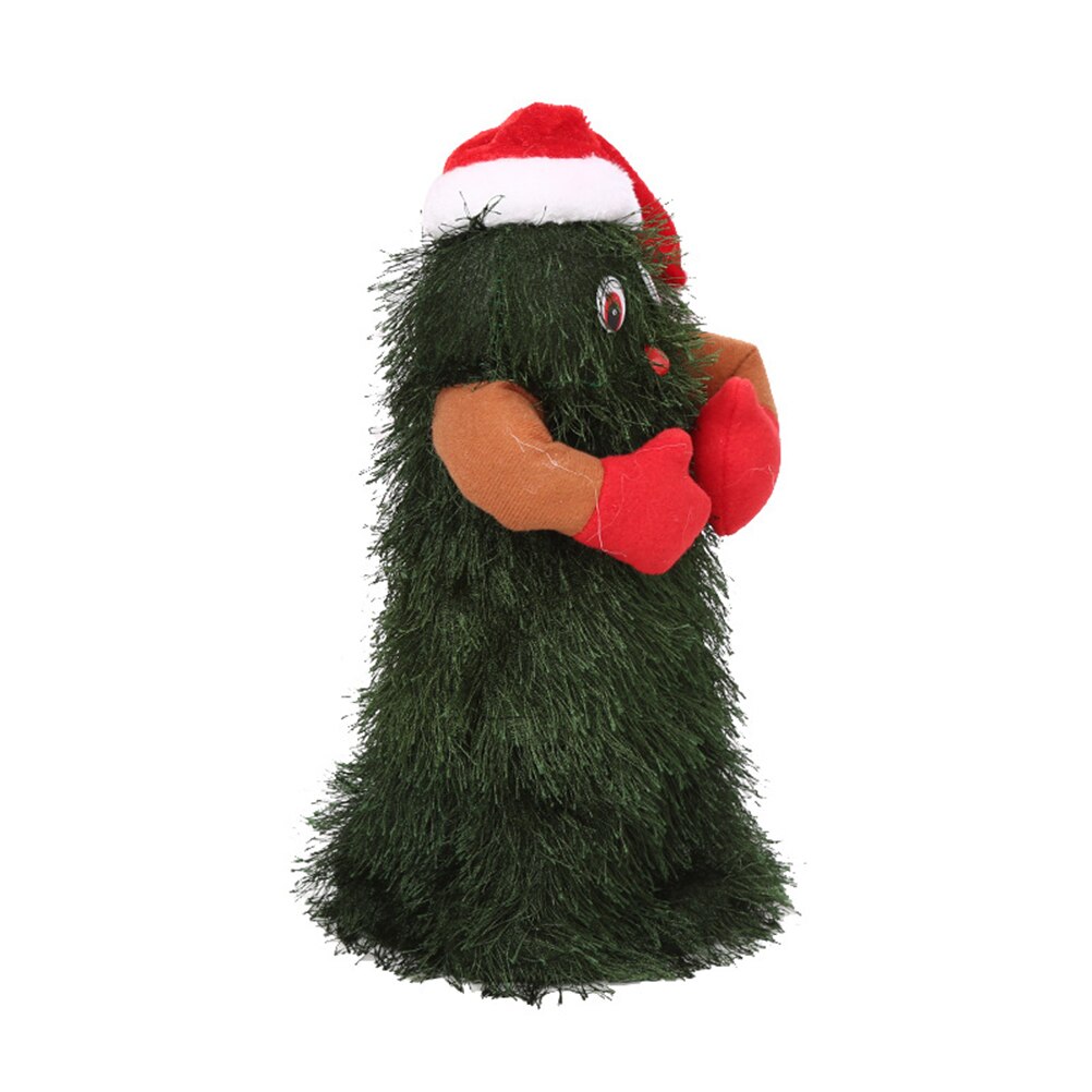 Árbol de Navidad eléctrico, muñeco de Papá Noel, Juguete Musical giratorio, juguete divertido de baile para navidad, de de año