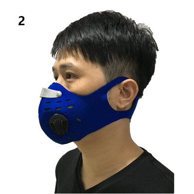 Radfahren halbe Gesicht Maske Filter Anit-nebel Anit-verschmutzung Atmungsaktive PM 2,5 Aktivkohle Sport ausbildung Fahrrad Staub maske: 2