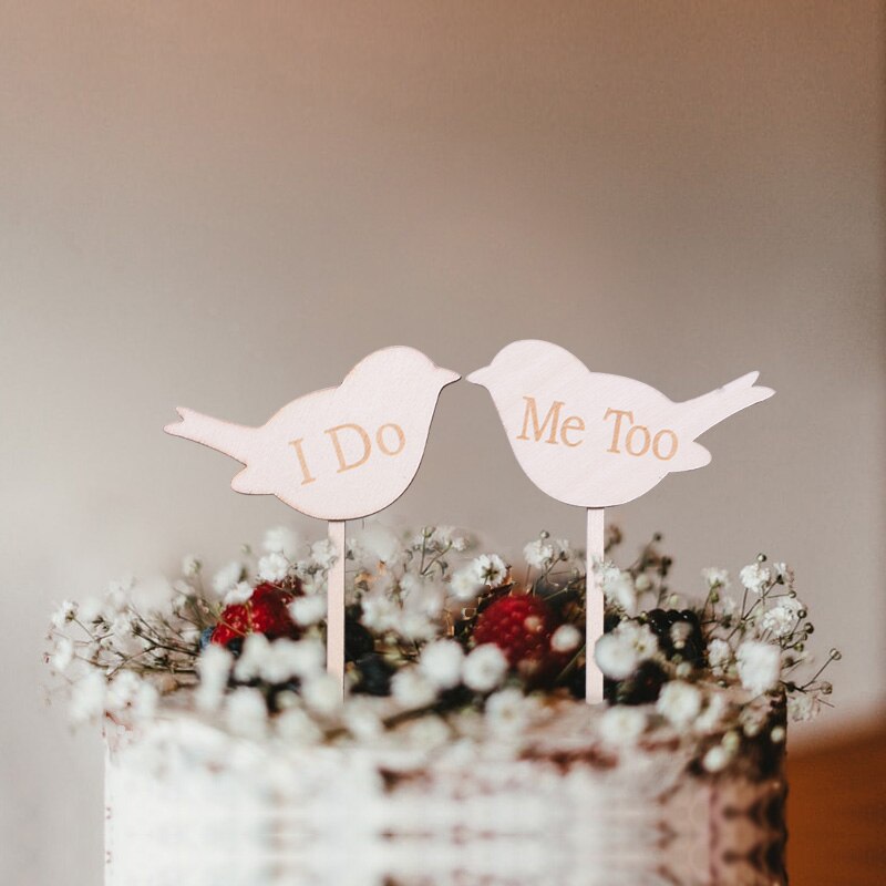 Mr &amp; Mrs Houten Bruiloft Cake Topper Voor Wedding Party Decoratie Engagement Ceremonie Liefde Letters Craft Cake Decor Supplies: B11
