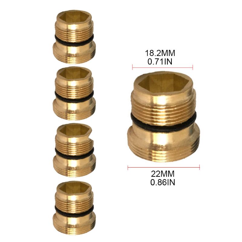 5 Stks/set Waterzuiveraar Beluchter Connector Vervangingen Messing Kraan Adapter Keuken Badkamer Kraan Accessoires: 13