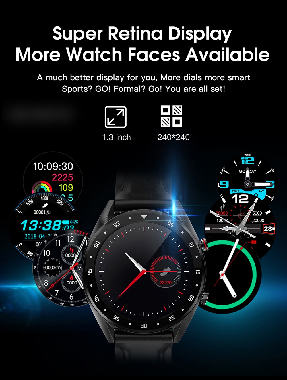Microwear L7 SmartWatch Männer IP68 Wasserdichte Smartwatch Fitness Armbinde Tracker Armbanduhr Herzfrequenz EKG Monitor Anruf Erinnerung