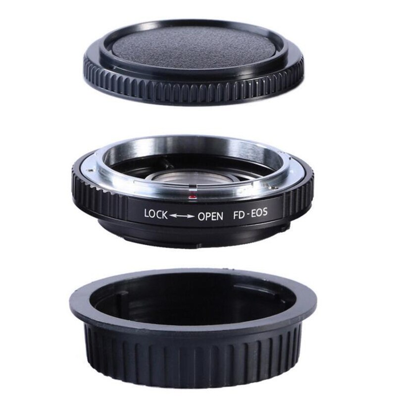 For FD-EOS FD-CANON FD Lens Adapter Ring With Optical Glass Focus Infinity Mount to for canon EOS EF Camera 500d 600d 5d2 6d 70d