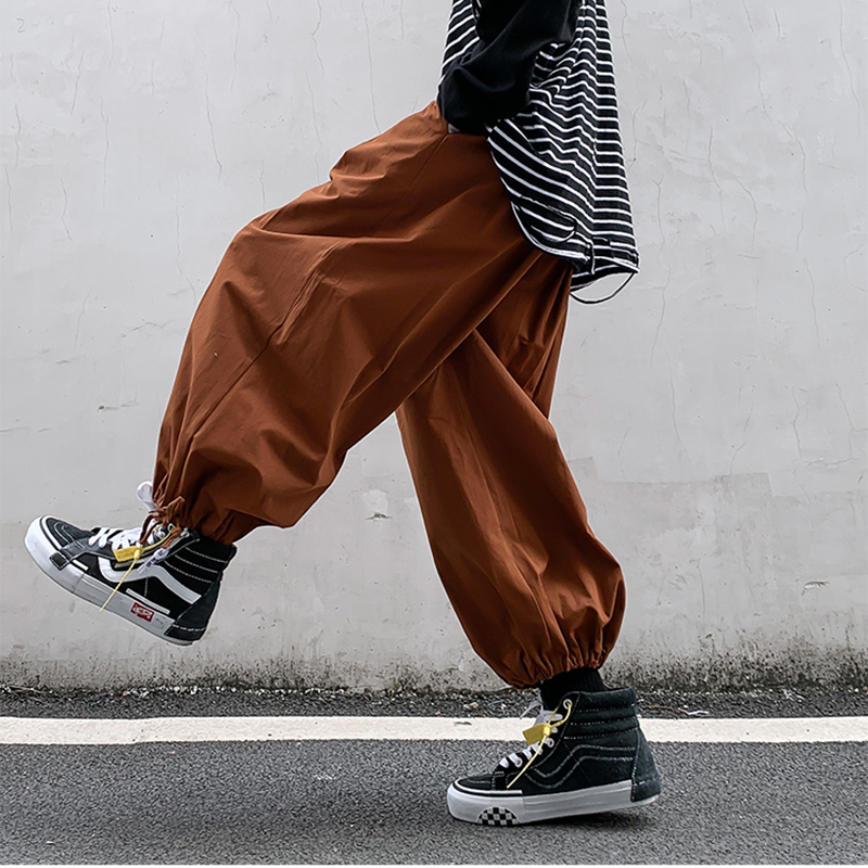 Casual herenbroek met trekkoord in de taille, rechte ... - shein