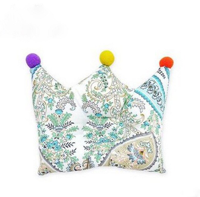 Dégagement tête Protection coussin oreiller -né bébé oreillers coton couronne enfants oreiller soutien Concave sommeil positionneur: Multicolor flowers
