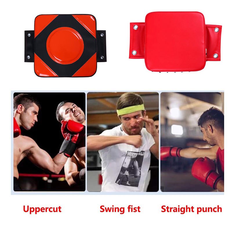 Wall Punch Boxe Bersaglio Quadrato Per Pugni | Cuscinetto In PU Con Schiuma Elastica | Fissabile A Parete | Per Allenamento MMA, Kickboxing E Ragazzi