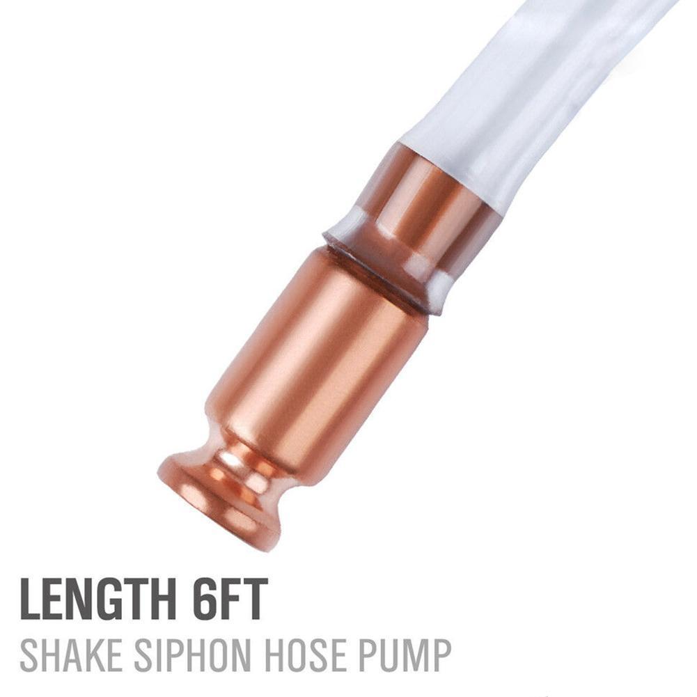 Manual Suction Pipe Gas Siphon Pump Gasoline Fuel Water Shaker Siphon Safety Self Priming Hose Pipe Plumbing Hoses Transparent