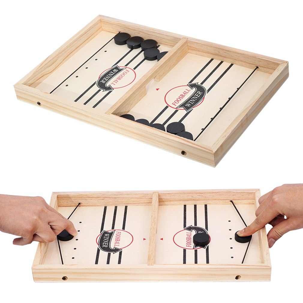 TischfußBall Gewinner Bord Spiel prallen Schach Stoßen Schach Eltern-Art-Interaktive Schach prallen Schach Rüschen Ball Schreibtisch Spielzeug