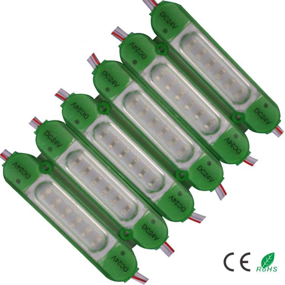 5730 LED MODULE 24V Waterproof led back light module for sign letter White Red green blue Injection Molding Light