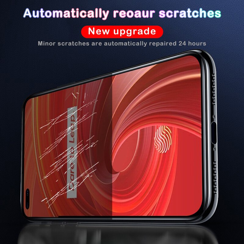 Front Hydrogel Film Screen Protector For Realme 7 6 5 Pro HD Protective Film V5 X2 X50 X7 Pro C3 C11 C12 C15 Not Glass