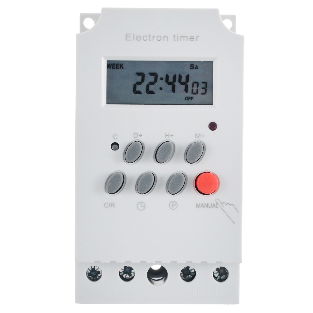 Minuterie numérique en Rail Din, AC 220V 25A, 1 pièce, minuterie Programmable numérique, affichage Lcd, interrupteur d'heure électronique, 50-60Hz