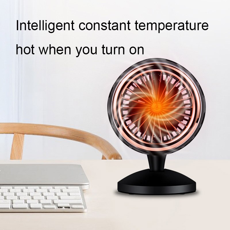 Mini Heater Portable Electric Heater Fan Blower Winter Warmer Machine EU Rotatable Heating Stove Radiator Desktop for home car