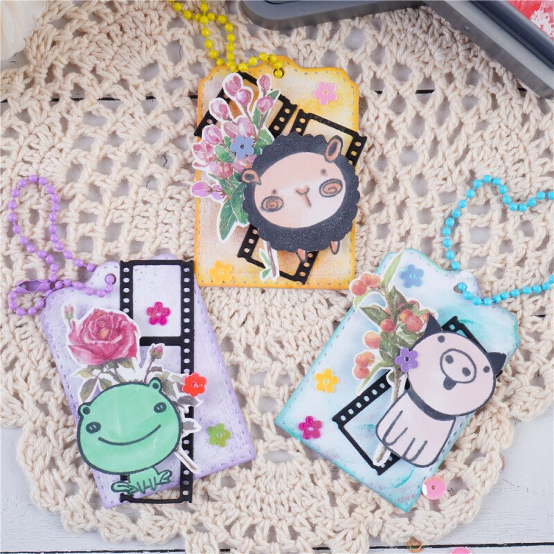 InLoveArts Photo Frame Metal Cutting Dies Stitched Diy Scrapbooking Album Decorative Embossing Paper Card Craft Die For