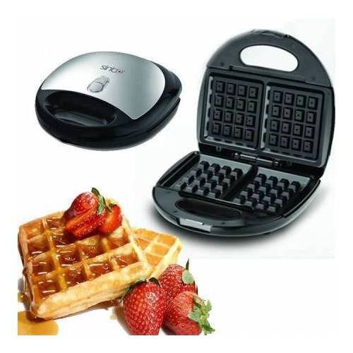 Máquina eléctrica para hacer Waffles, utensilio para hacer sándwiches de hierro de 750W, horno de huevo de burbujas, pasteles de nogal, para hacer el desayuno, pequeños electrodomésticos