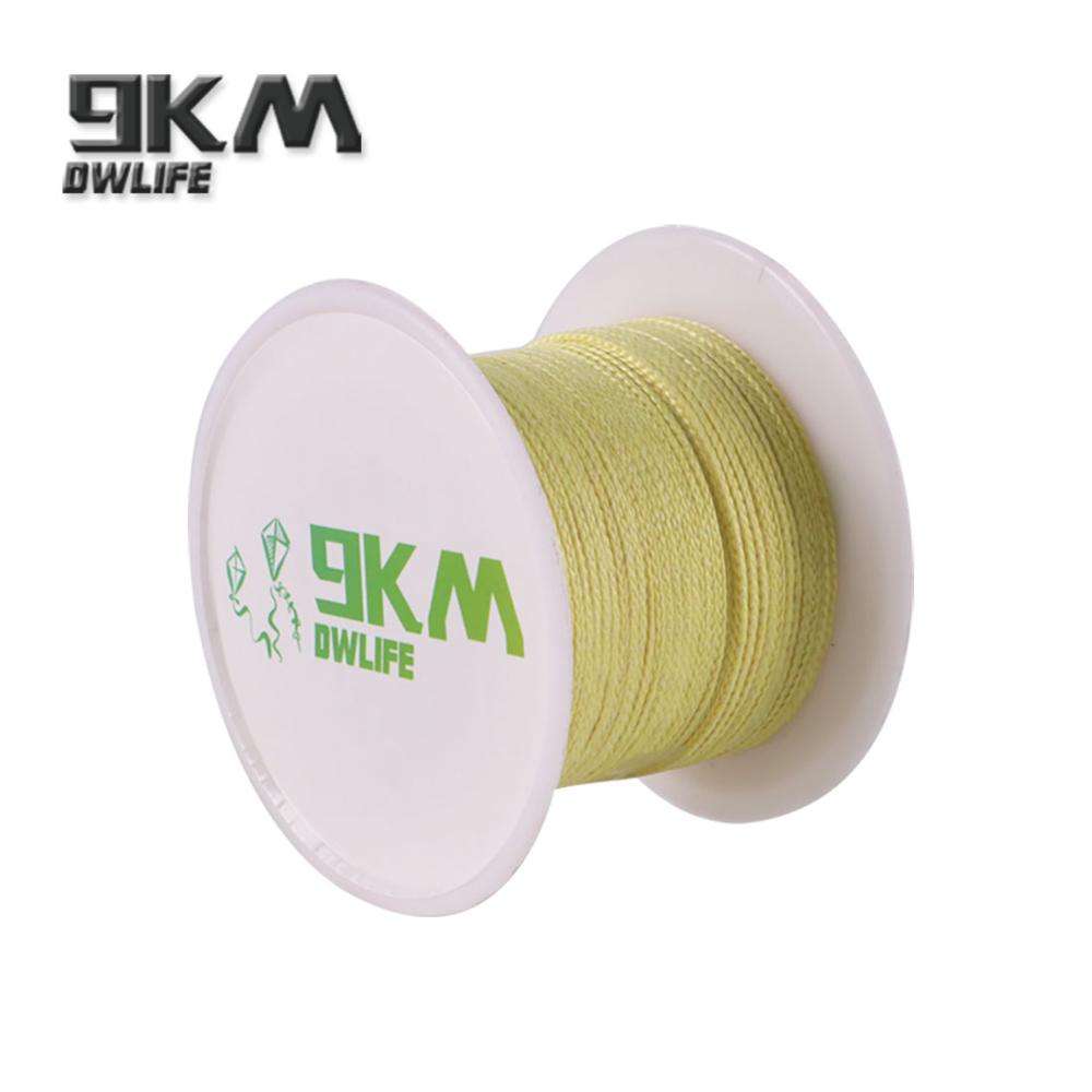 100ft/30m 380 lbs 1.3mm gevlochten lijn voor het vissen grote vliegerlijn pees kevlar lijn voor buitensporten kamperen