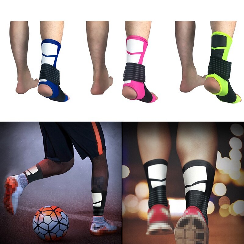 Sportsled elastisk støttebandage beskyttelsesudstyr gym fodbetræk 1 stk