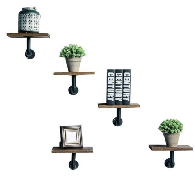 M8 Muur Bloem Stand Decoratieve Opknoping Boord Plank Waterleiding Woonkamer Woord Pot Rack