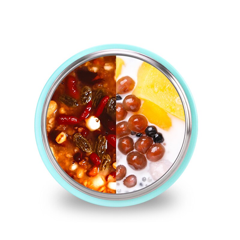 12 Hour Vacuum Insulated Lunch Box Stainless Steel Office School Portable Bento Box Thermal Leakproof Picnic Food Container Jar