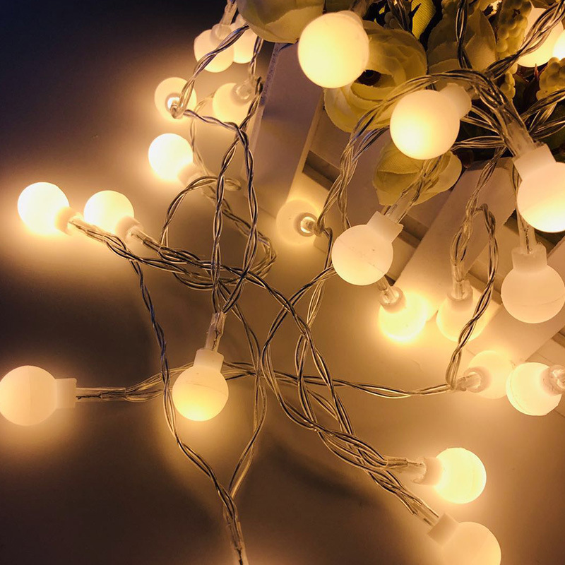 10M 6M 3M 1,5M Batterie Power Ball LED Lichterketten Girlande Lichter Außen Lampe Hochzeit Garten lichterkette Weihnachten Dekoration: Blau / 650W