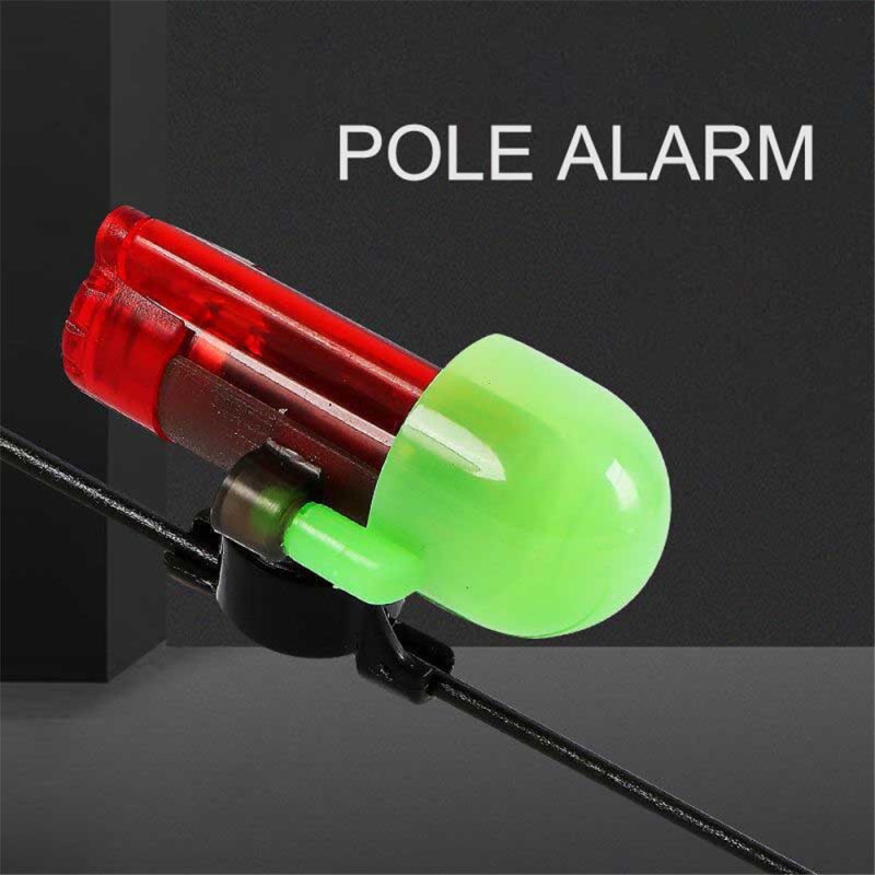Night Fishing Bite Luminous Alarm Electronic LED Light Fishing Bite Alarms Fishing Line Gear Automatic Fishing Alert Indicator