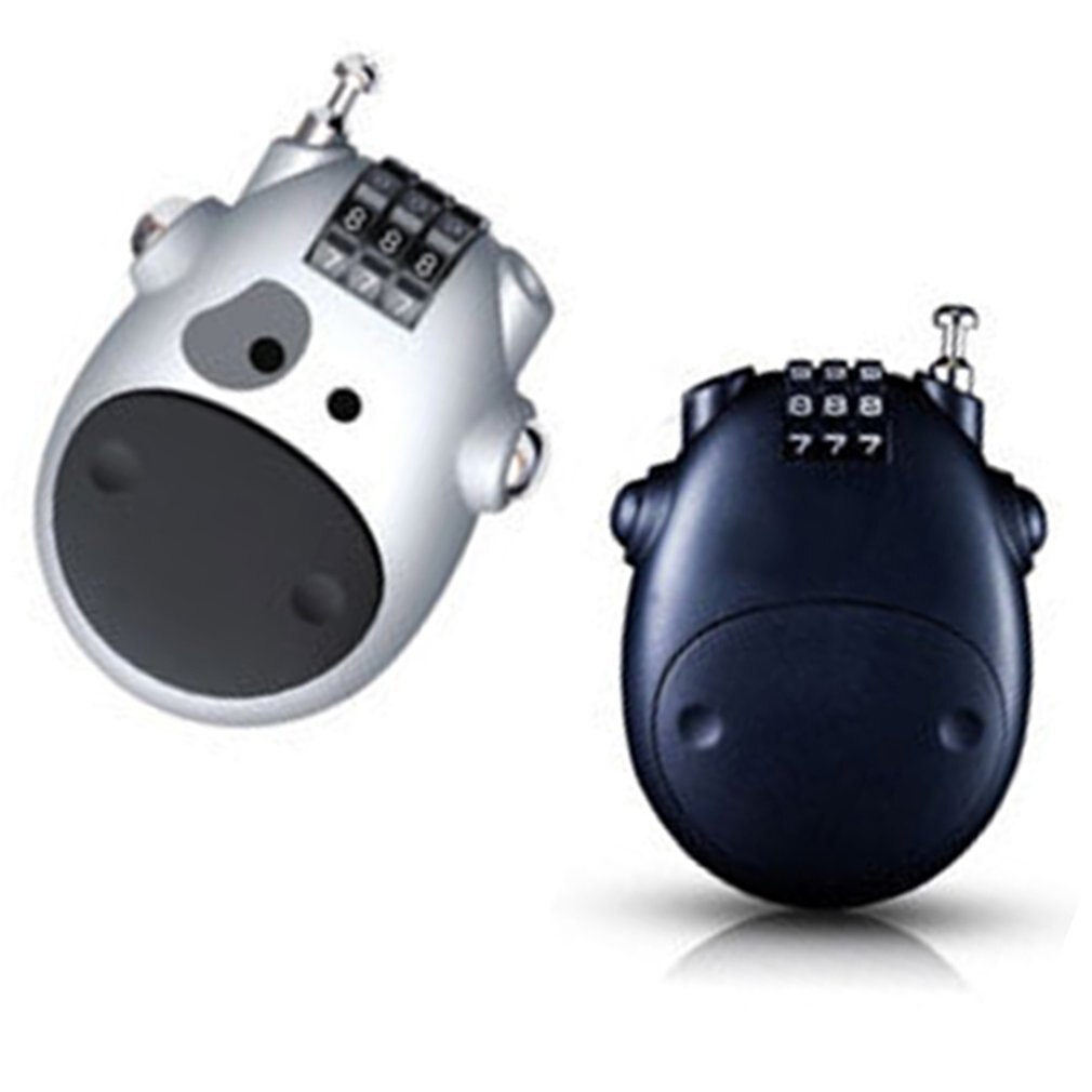 Universal Password Lock Telescopic Wire Rope Steel Cable Code Lock Suitcase Car Sled Motorcycle Helmet Password Lock