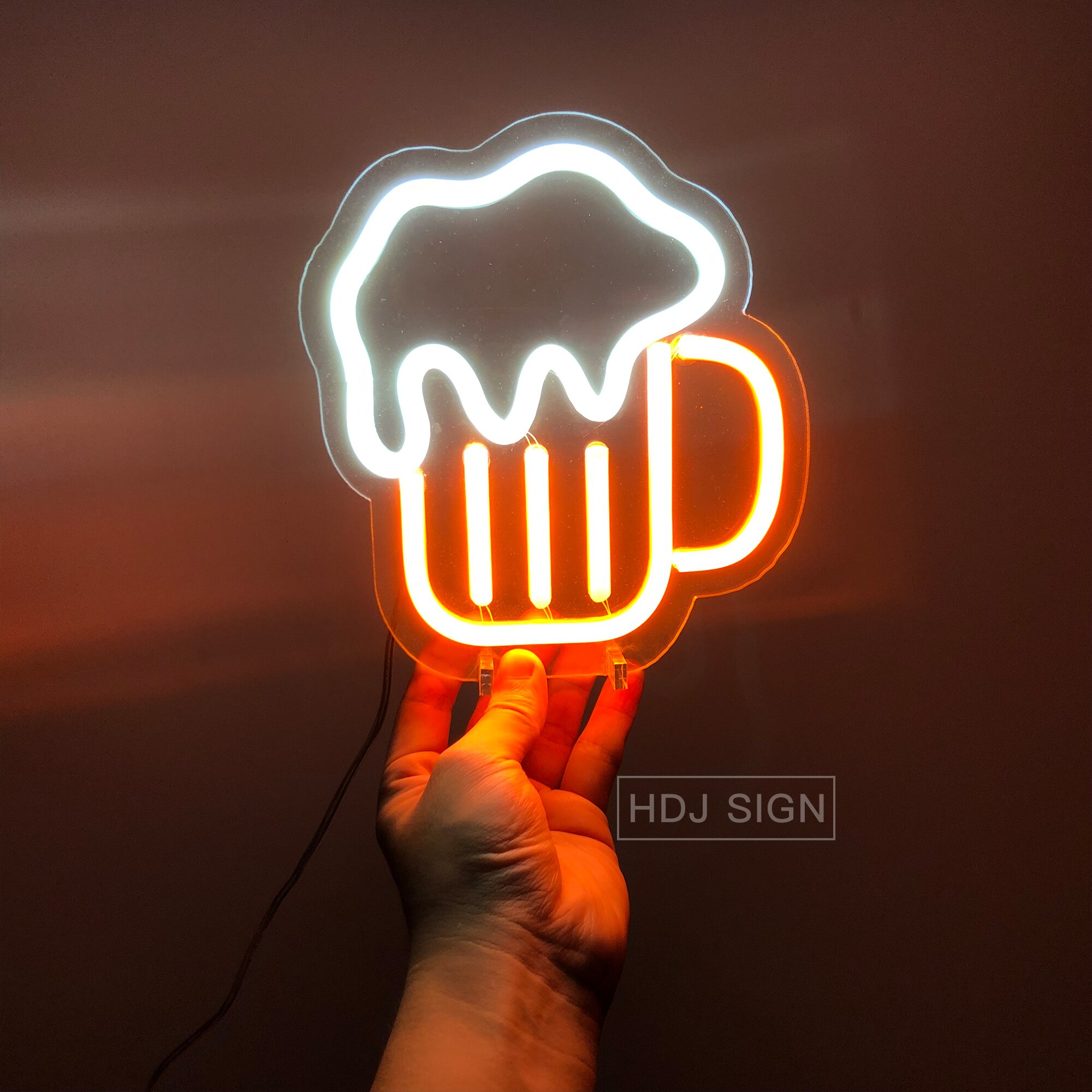 Beer Logo Neon Light Sign USB Plug Bar Desk Decor For Bar Club Pub Store Studio Table Decoration Illuminated Night Light