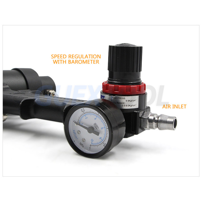 310ML Pneumatic Caulking Gun Air Glue Dispenser Silicon Sealant Applicator Glass Gluing Tool Construction Caulking Gun OW-Q6