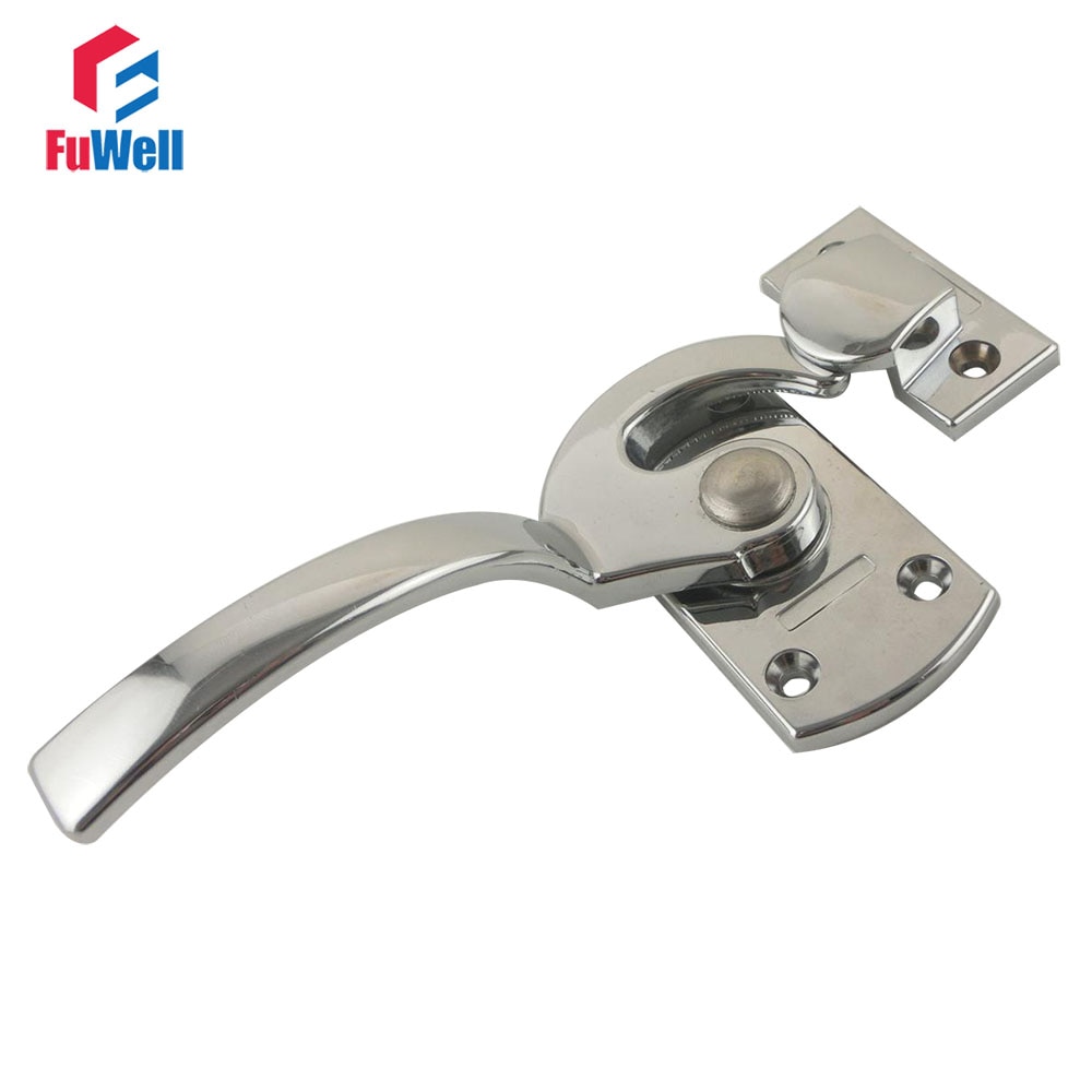 1pc Zinc Alloy Oven Door Handle Lock 150mm Length Left Open Pull Handle Latch for Refrigerator Freezer