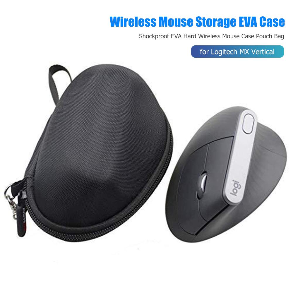 Shockproof EVA Hard Wireless Mouse Storage Case Travel Portable Protective Pouch Bag for Logitech MX Vertical ergonomic mouse