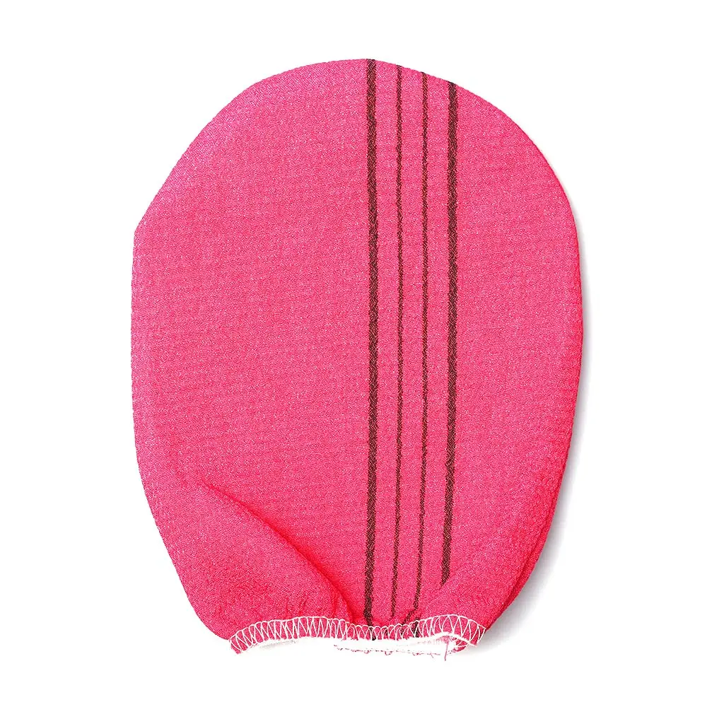 Gant de gIslande à fréquence de frottement pour le corps, bain pour éplucher, gants extensibles pour la peau, douche, brosse Linge, serviette, mousse, massage, livres, 1 pièce: Bleu