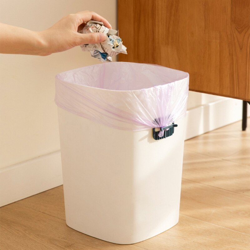 Garbage Bag Fixing Clip Anti-skid Waste Bucket Side Retainer Trash Can Bin Bag Clamp Lock Holde