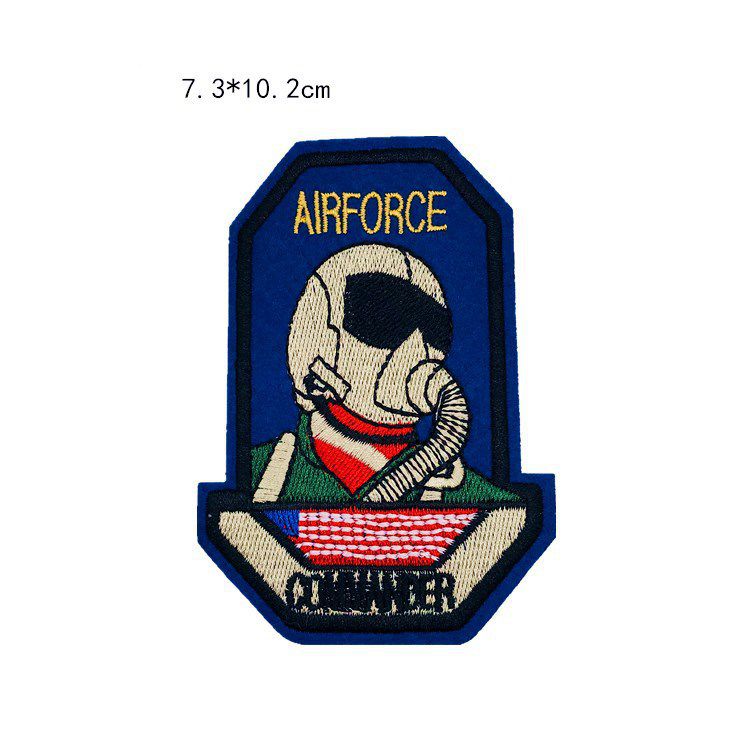 1 PCS UFO Alien Patches Astronaut Planet Embroidery Iron On Universe Parches For Clothing DIY Applique Badge Iron On Patches: Brown