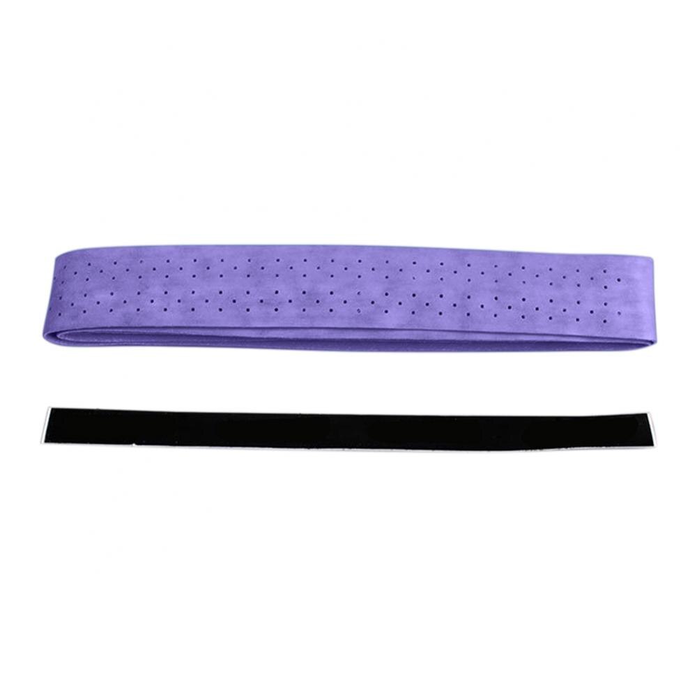Anti-slip Baseball Badminton Softball Racket Rubber Handle Grip Wrap Band Tennis Overgrips Tape Badminton Racket Grips Sweatband: Purple