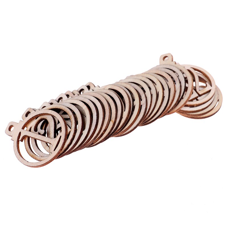 25 stuks/set kerst 1-25 houten adventskalenderlabels nummerlabels feest aftellabels kerstdecoratie