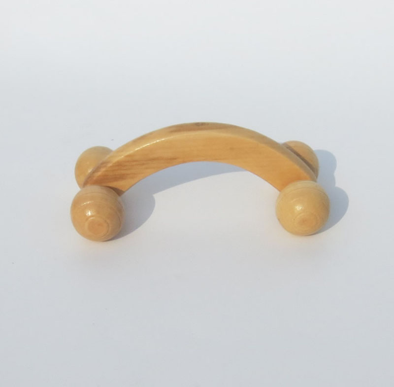 3 stuks houten acupunctuur-massage-apparaat uitgerust met handmatige massage-instrumenten voor mensen, draagbaar multifunctioneel handmatig duimmassage-apparaat