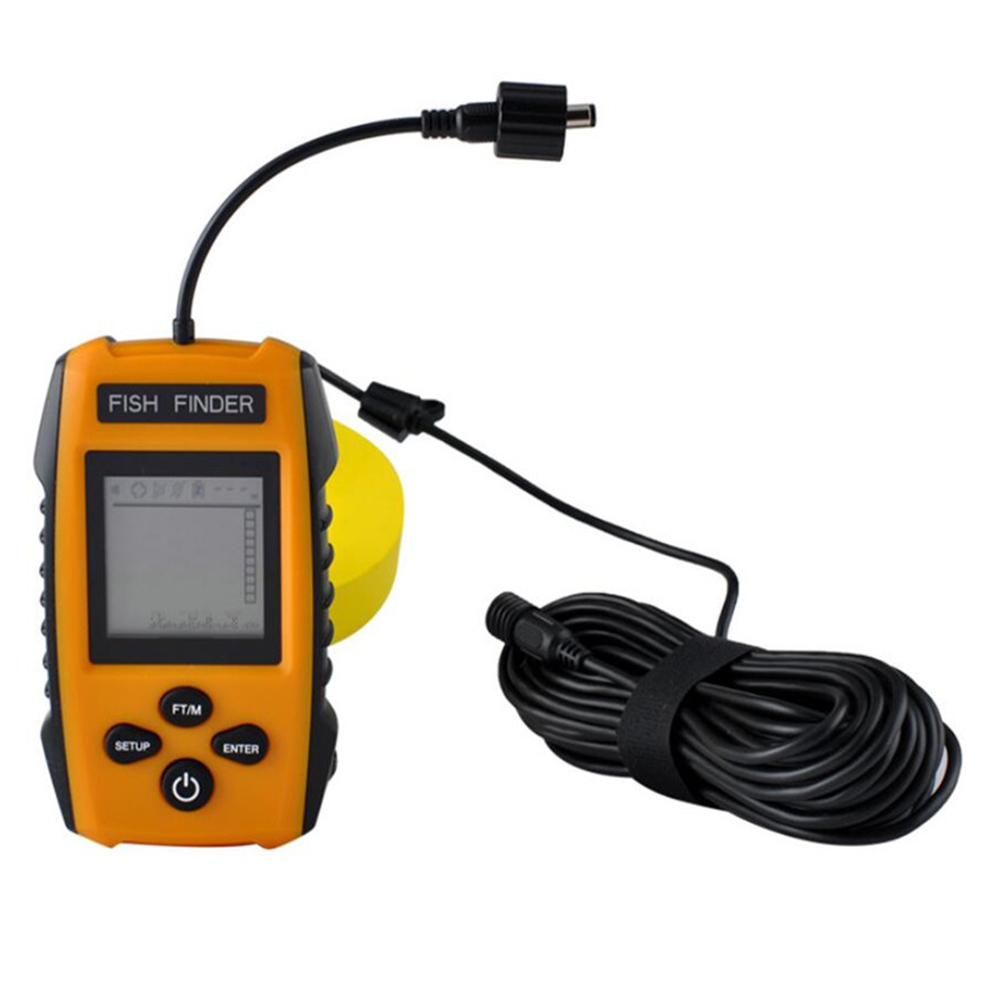Portable Fish Finder Wired Sonar Sensor Transducer Fishfinder Tackle for Fishing