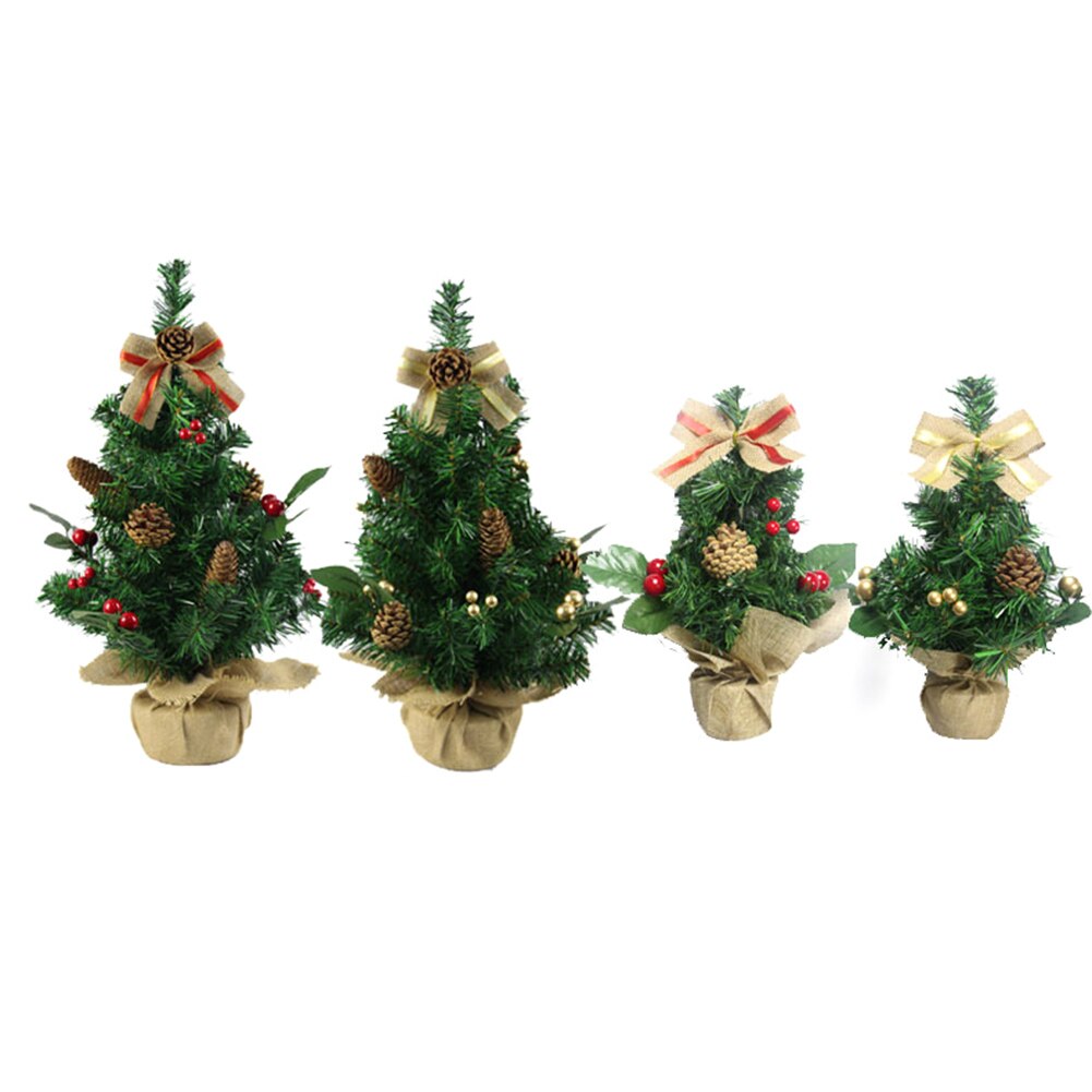 Mini kunstigt juletræ med pinecone bånd dwh 5