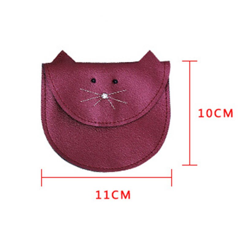 Sac à bandoulière en cuir pu pour enfants et filles, joli sac à main avec motif chat