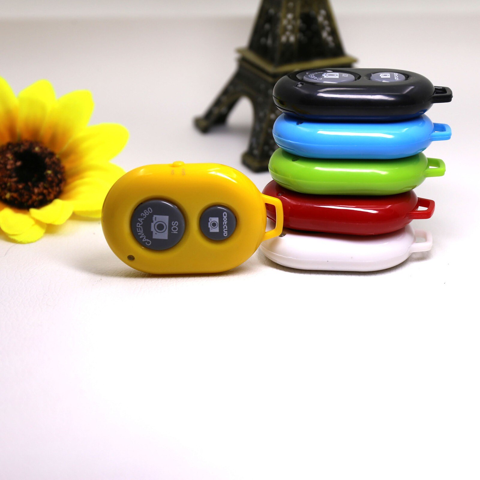 Bluetooth selvutløser ekstern selfie-lukker bluetooth trådløs tilkobling til telefonverktøy raskt