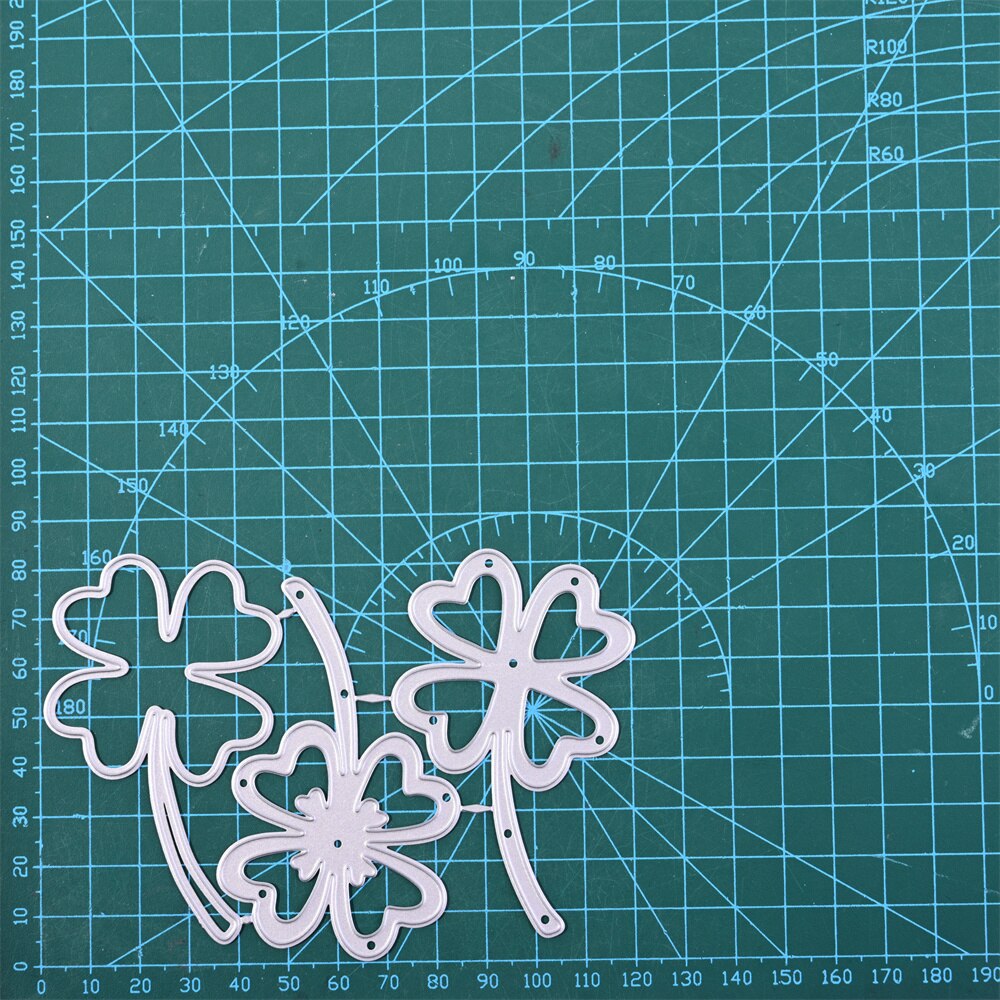 InLoveArts Four Leaf Clover Metal Cutting Dies Stencils For DIY Scrapbooking/photo Album Decorative Embossing DIY Paper Cards